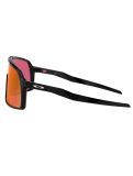 Vignette Oakley, Sutro lunettes de soleil unisexe Polished Black - Prizm Snow Torch Iridium blanc 