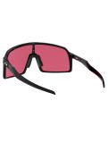 Vignette Oakley, Sutro lunettes de soleil unisexe Polished Black - Prizm Snow Torch Iridium blanc 