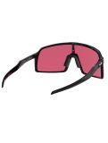 Vignette Oakley, Sutro lunettes de soleil unisexe Polished Black - Prizm Snow Torch Iridium blanc 