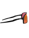 Vignette Oakley, Sutro lunettes de soleil unisexe Polished Black - Prizm Snow Torch Iridium blanc 