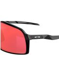 Vignette Oakley, Sutro lunettes de soleil unisexe Polished Black - Prizm Snow Torch Iridium blanc 