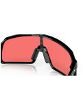 Vignette Oakley, Sutro lunettes de soleil unisexe Polished Black - Prizm Snow Torch Iridium blanc 