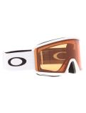 Vignette Oakley, Target Line L lunettes de ski unisexe Matte White - Prizm Persimmon blanc 