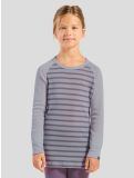 Vignette Odlo, Active Warm Eco chemise thermo enfants Misty Lilac - Gray Ridge gris, rose 