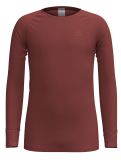 Vignette Odlo, Active Warm Eco chemise thermo enfants Spiced Apple bordeaux 