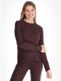 Vignette Odlo, Merino 160 chemise thermo femmes Fudge violet 