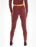 Vignette Odlo, Natural Performance PW 150 pantalon thermique femmes Spiced Apple Melange  - Live Wire bordeaux 