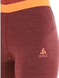 Vignette Odlo, Natural Performance PW 150 pantalon thermique femmes Spiced Apple Melange  - Live Wire bordeaux 