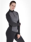 Vignette Odlo, Natural Performance PW 150 pull de ski femmes Grey Melange - Dark Grey Melange gris 