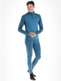 Vignette Odlo, Natural Performance PW 150 pull de ski hommes Saxony Blue - Deep Dive Melange bleu 