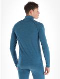 Vignette Odlo, Natural Performance PW 150 pull de ski hommes Saxony Blue - Deep Dive Melange bleu 