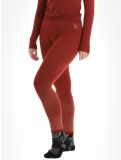 Vignette Odlo, Perfomance Light Eco pantalon thermique femmes Spiced Apple bordeaux 