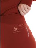 Vignette Odlo, Perfomance Light Eco pantalon thermique femmes Spiced Apple bordeaux 