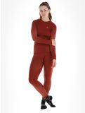 Vignette Odlo, Perfomance Warm Eco chemise thermo femmes Spiced Apple bordeaux 