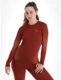 Vignette Odlo, Perfomance Warm Eco chemise thermo femmes Spiced Apple bordeaux 