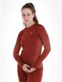 Vignette Odlo, Perfomance Warm Eco chemise thermo femmes Spiced Apple bordeaux 