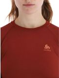 Vignette Odlo, Perfomance Warm Eco chemise thermo femmes Spiced Apple bordeaux 