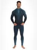 Vignette Odlo, Perfomance Zip Blackcomb Eco pull de ski hommes Provincial Blue bleu 