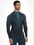 Vignette Odlo, Perfomance Zip Blackcomb Eco pull de ski hommes Provincial Blue bleu 