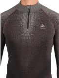 Vignette Odlo, Perfomance Zip Blackcomb Eco pull de ski hommes Fudge violet 