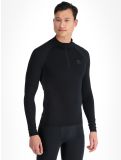 Vignette Odlo, Perfomance Zip Performance Warm Eco pull de ski hommes Black - Odlo Graphite Grey gris, noir 