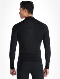 Vignette Odlo, Perfomance Zip Performance Warm Eco pull de ski hommes Black - Odlo Graphite Grey gris, noir 