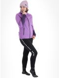 Vignette Peak Performance, W Rider Mid Zip Hood gilet femmes Action Lilac Indigo violet 