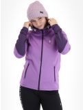 Vignette Peak Performance, W Rider Mid Zip Hood gilet femmes Action Lilac Indigo violet 