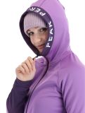 Vignette Peak Performance, W Rider Mid Zip Hood gilet femmes Action Lilac Indigo violet 