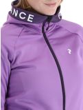 Vignette Peak Performance, W Rider Mid Zip Hood gilet femmes Action Lilac Indigo violet 