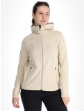 Vignette Peak Performance, W Rider Zip Hood gilet femmes Sand Fog beige 