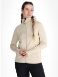 Vignette Peak Performance, W Rider Zip Hood gilet femmes Sand Fog beige 