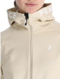 Vignette Peak Performance, W Rider Zip Hood gilet femmes Sand Fog beige 