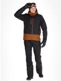 Vignette Picture, Broader 3L veste de ski à coque dure hommes Black Chocolate brun, noir 