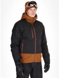 Vignette Picture, Broader 3L veste de ski à coque dure hommes Black Chocolate brun, noir 