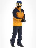 Vignette Picture, Broader 3L veste de ski à coque dure hommes Camel-Dark Blue bleu, orange 