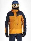 Vignette Picture, Broader 3L veste de ski à coque dure hommes Camel-Dark Blue bleu, orange 