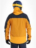 Vignette Picture, Broader 3L veste de ski à coque dure hommes Camel-Dark Blue bleu, orange 