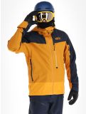 Vignette Picture, Broader 3L veste de ski à coque dure hommes Camel-Dark Blue bleu, orange 