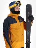 Vignette Picture, Broader 3L veste de ski à coque dure hommes Camel-Dark Blue bleu, orange 