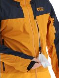 Vignette Picture, Broader 3L veste de ski à coque dure hommes Camel-Dark Blue bleu, orange 