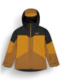 Vignette Picture, Cossmo veste de ski enfants Black Honey Chocolate brun, noir, orange 