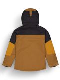 Vignette Picture, Cossmo veste de ski enfants Black Honey Chocolate brun, noir, orange 