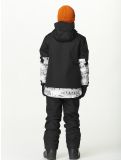 Vignette Picture, Daumy veste de ski enfants Black Mood Print Honey bleu, noir, orange 