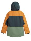 Vignette Picture, Daumy veste de ski enfants Dark Blue bleu, orange, vert 