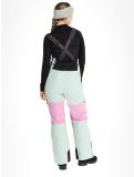 Vignette Picture, Elwy pantalon de ski BIB femmes Silt Green Orchid Acid Lime rose, vert 