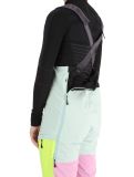 Vignette Picture, Elwy pantalon de ski BIB femmes Silt Green Orchid Acid Lime rose, vert 