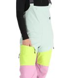 Vignette Picture, Elwy pantalon de ski BIB femmes Silt Green Orchid Acid Lime rose, vert 