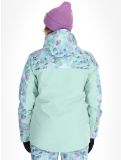 Vignette Picture, Exa veste de ski femmes Blurry Water Print Silt Green vert 