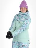 Vignette Picture, Exa veste de ski femmes Blurry Water Print Silt Green vert 